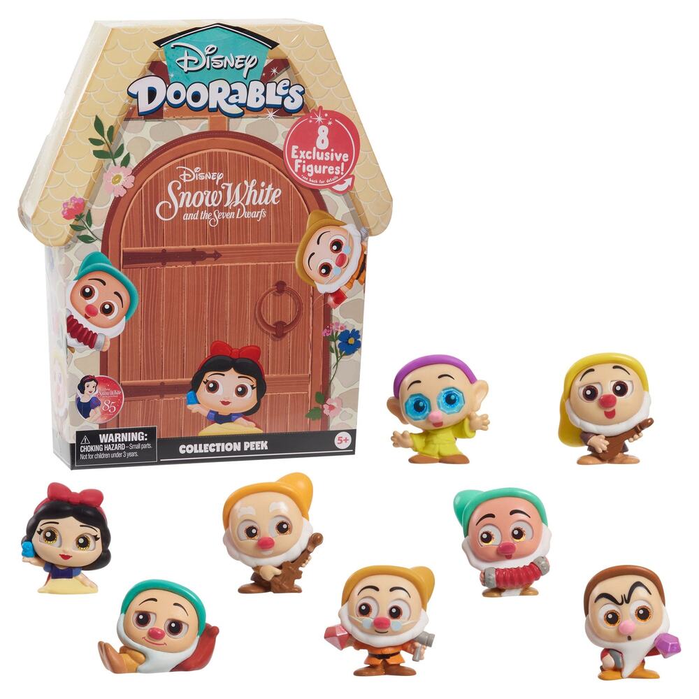 Disney Doorables Snow White Collection Peek 8 Figures NWT